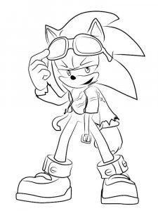 Sonic The Hedgehog coloring page 67 - Free printable