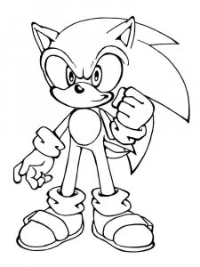 Sonic The Hedgehog coloring page 68 - Free printable