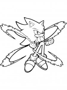 Sonic The Hedgehog coloring page 70 - Free printable