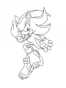 Sonic The Hedgehog coloring page 78 - Free printable