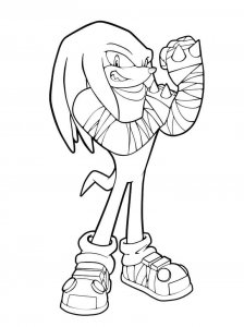 Sonic The Hedgehog coloring page 84 - Free printable