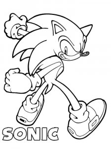 Sonic The Hedgehog coloring page 59 - Free printable