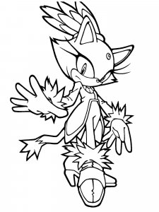 Sonic The Hedgehog coloring page 60 - Free printable