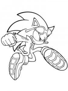 Sonic The Hedgehog coloring page 62 - Free printable