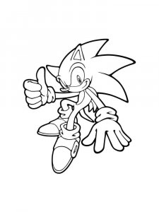 Sonic The Hedgehog coloring page 17 - Free printable