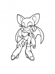 Sonic The Hedgehog coloring page 18 - Free printable