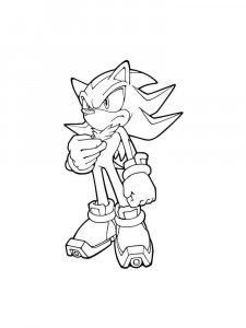 Sonic The Hedgehog coloring page 19 - Free printable