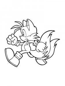 Sonic The Hedgehog coloring page 20 - Free printable