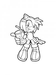 Sonic The Hedgehog coloring page 21 - Free printable