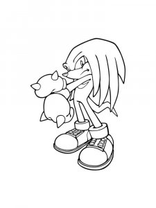 Sonic The Hedgehog coloring page 22 - Free printable
