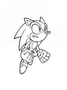 Sonic The Hedgehog coloring page 28 - Free printable