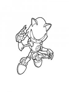 Sonic The Hedgehog coloring page 32 - Free printable