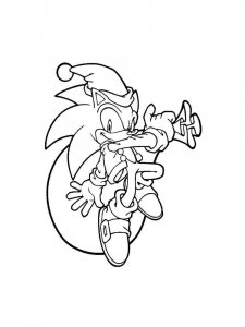Sonic The Hedgehog coloring page 33 - Free printable