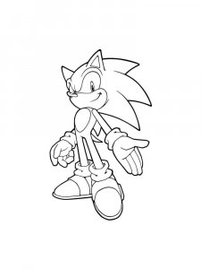 Sonic The Hedgehog coloring page 36 - Free printable