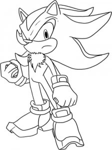 Sonic The Hedgehog coloring page 38 - Free printable