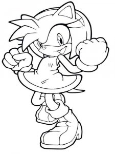 Sonic The Hedgehog coloring page 41 - Free printable