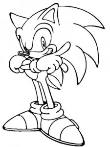 Sonic The Hedgehog coloring page 51 - Free printable