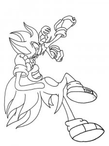Sonic The Hedgehog coloring page 53 - Free printable