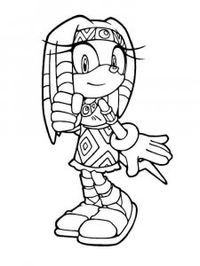 Sonic The Hedgehog coloring page 55 - Free printable