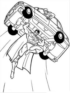Superhero coloring page 26 - Free printable