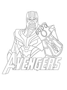 Thanos coloring page 28 - Free printable
