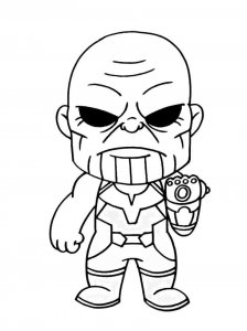 Thanos coloring page 29 - Free printable