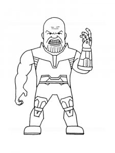 Thanos coloring page 21 - Free printable