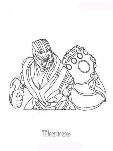 Thanos coloring page 11 - Free printable
