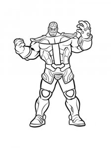 Thanos coloring page 15 - Free printable