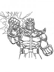 Thanos coloring page 17 - Free printable