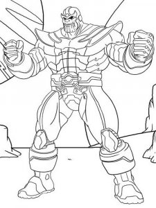 Thanos coloring page 2 - Free printable