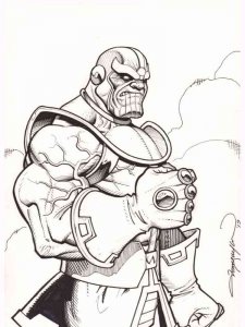 Thanos coloring page 3 - Free printable
