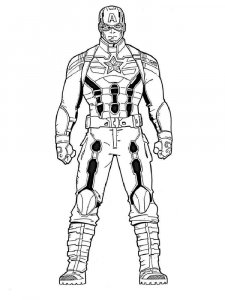 The Winter Soldier coloring page 10 - Free printable