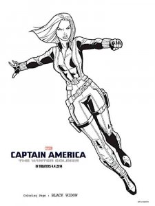 The Winter Soldier coloring page 8 - Free printable