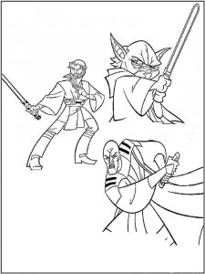 Yoda coloring page 34 - Free printable