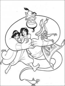 Aladdin coloring page 13 - Free printable