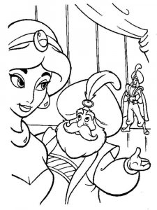 Aladdin coloring page 15 - Free printable