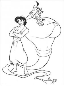 Aladdin coloring page 27 - Free printable
