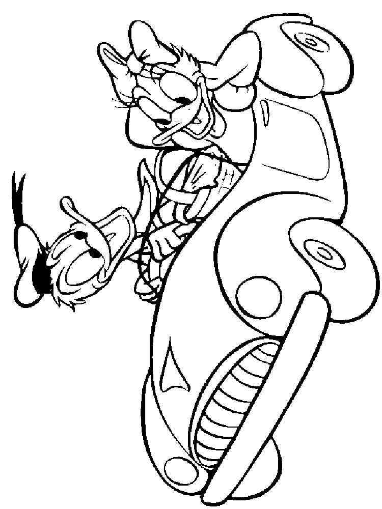 daisy duck donald duck coloring pages - photo #35
