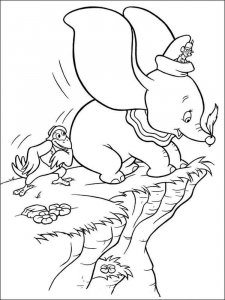 Dumbo coloring page 11 - Free printable