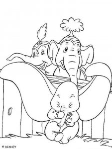 Dumbo coloring page 12 - Free printable