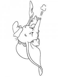 Dumbo coloring page 16 - Free printable