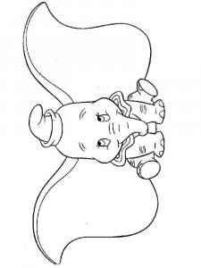 Dumbo coloring page 19 - Free printable