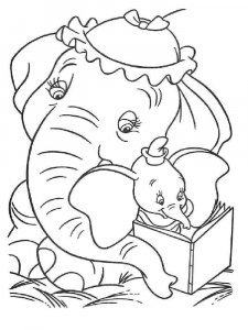Dumbo coloring page 3 - Free printable