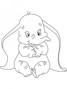 Dumbo coloring page 5 - Free printable