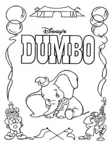 Dumbo coloring page 8 - Free printable