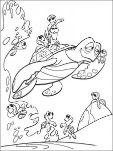 Finding Nemo coloring page 19 - Free printable