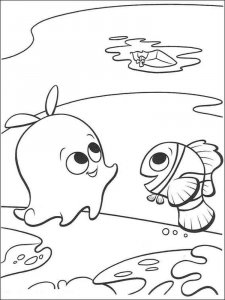 Finding Nemo coloring page 22 - Free printable