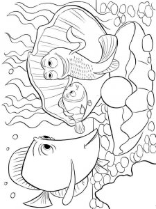 Finding Nemo coloring page 4 - Free printable