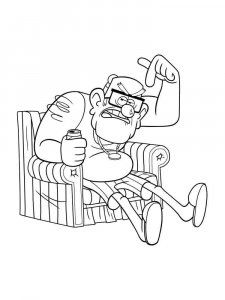 Gravity Falls coloring page 29 - Free printable
